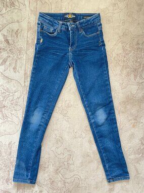 Girls Lucky Brand Jeans Size 8 Denim - slim skinny fit